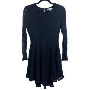American Rag Full Lace Long Sleeve Back Zipper Dress
